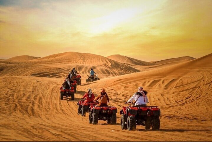 Sunset Desert Safari Trip by Quad Bike